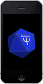 IcosaBlue Screenshot Rotating blue icosahedron