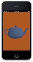 OpenGL ES teapot on iPhone